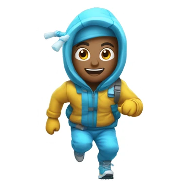 Freeze tag runner sticker