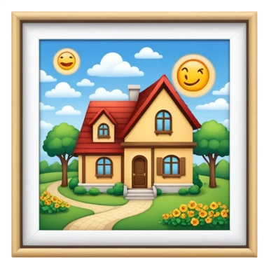 Home and decir sticker