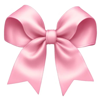 vintage rococo light pink bow sticker