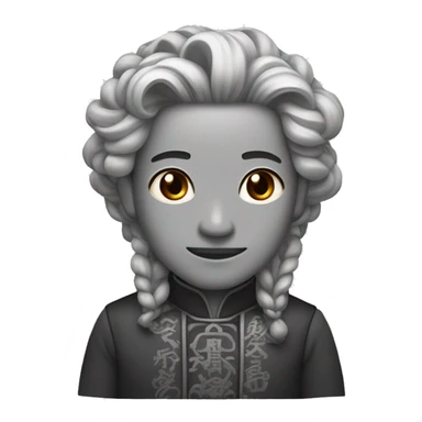 在一个宁静的乡村景观中，一个小屋的后花园里，一座风车高高地插在一个花园中的小便池上。 sticker