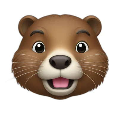 canadian beaver sticker
