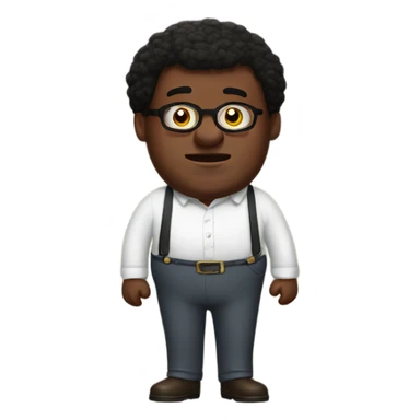 Black Peter griffin sticker
