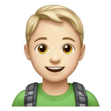 a kid with down syndrome  sticker