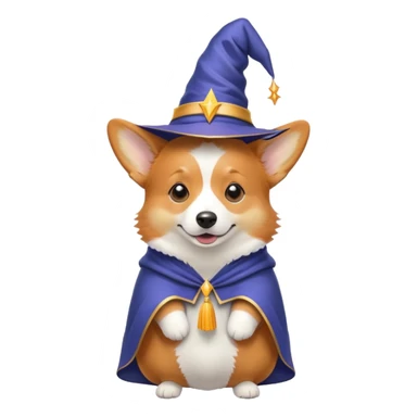 Corgi Harry Potter style  sticker