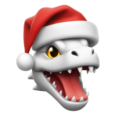 Welsh dragon in a Santa hat sticker