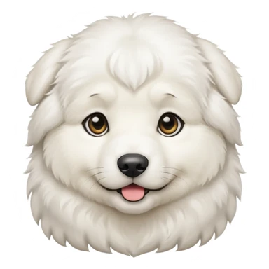 Great Pyrenees puppy sticker