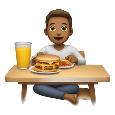 Comiendo mesas sticker