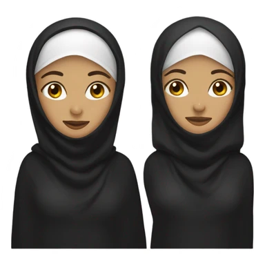 Woman in niqab sticker