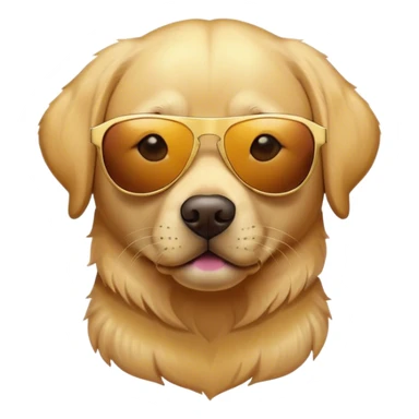 Labrador wearing sunglasses sticker