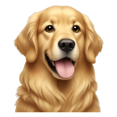 Golden retriever with my s sister sticker