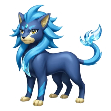 Luxray-Suicune-Amaura-fusion sticker