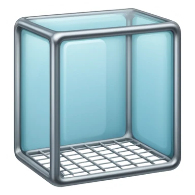 prison communication glass sticker