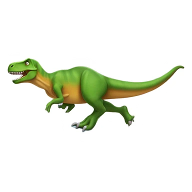 T. rex surfing  sticker