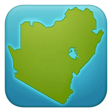 Make an emoji of Botswana map sticker
