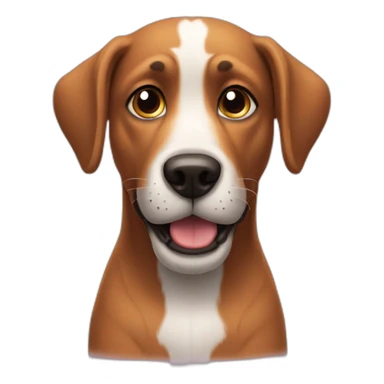 dog wants play sticker