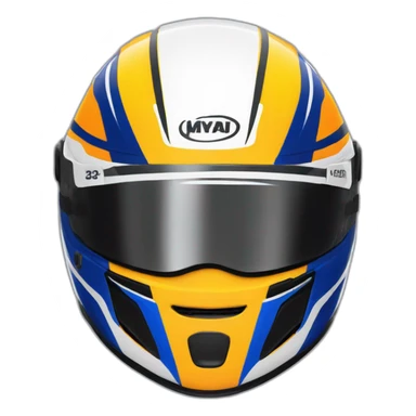 Lando Norris With his helmet sticker