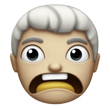 Angry And Happy Face sticker