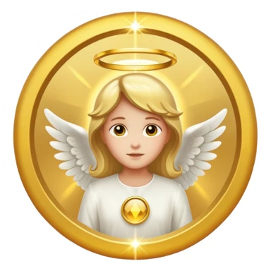 Just a simply Angel circle (without a figure in it) sticker