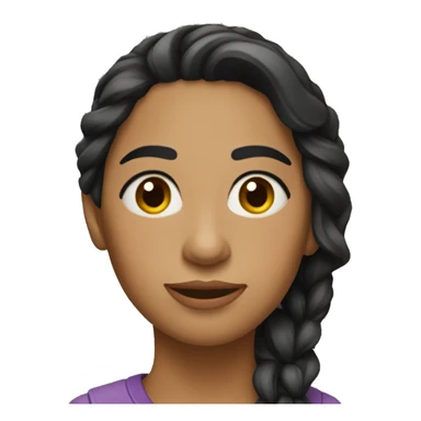 Mujer pelinegra  sticker