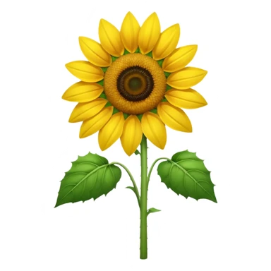 Sunflower sticker