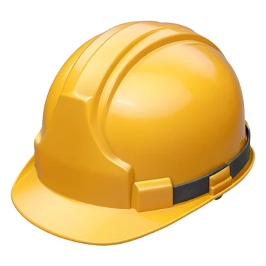 Yellow Construction Hard Hat sticker