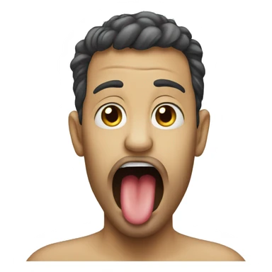 Foot in mouth sticker