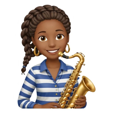 Street Music Performer black woman  sticker