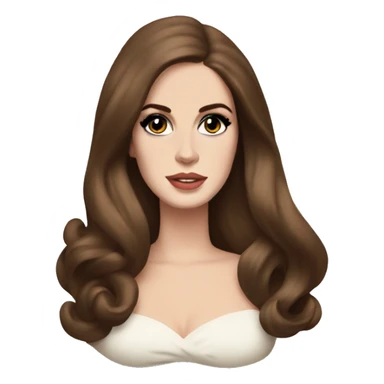 lana del rey coquette sticker