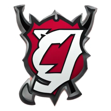 NJ Devils logo sticker