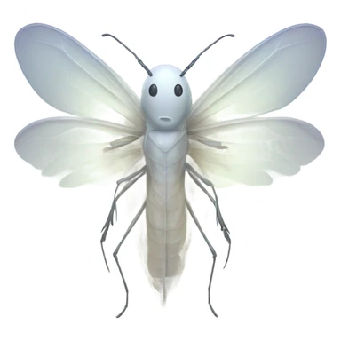 A ghost riding a cricket sticker