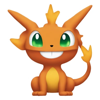 pokemon charizar minimal icon sticker