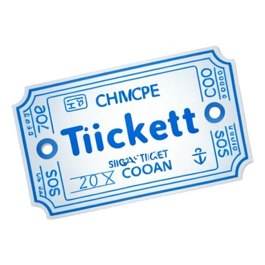 Ticket signed  sticker