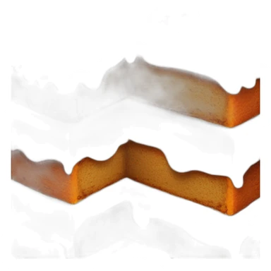 Carrot cake with topping  sticker