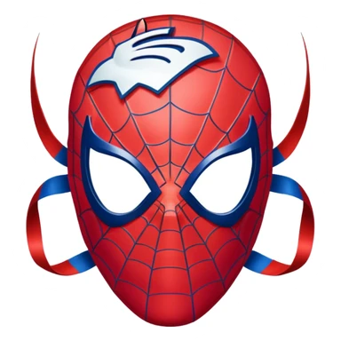 Spiderman mask sticker