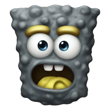 freaky SpongeBob sticker