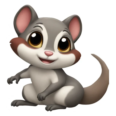 Flying squirrels sticker