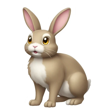 Bunny-Pokémon full body sticker
