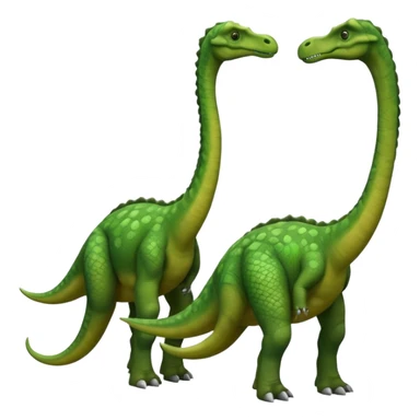 two-headed sauropod sticker