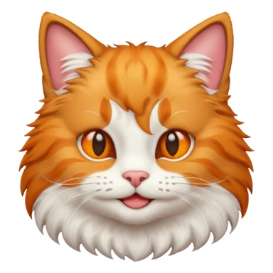 Emoji cat sticker