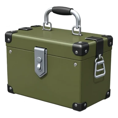 generate a very realistic closed weapon supply box sticker