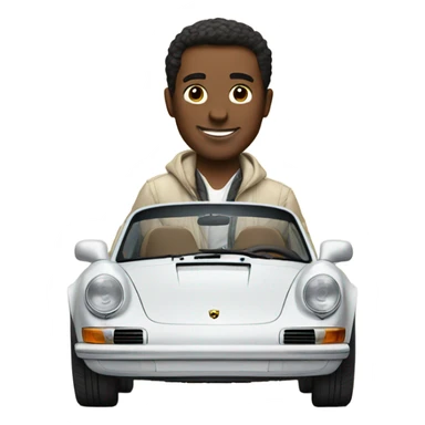 Guy on a Porsche sticker