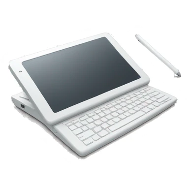Graphic tablet white sticker