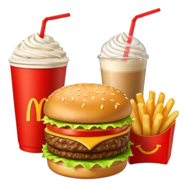 create emojis of mcdonalds sticker