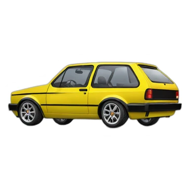 Golf mk2 sticker