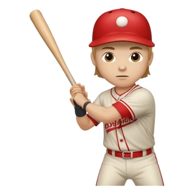 dos basebeall playr a golpes sticker