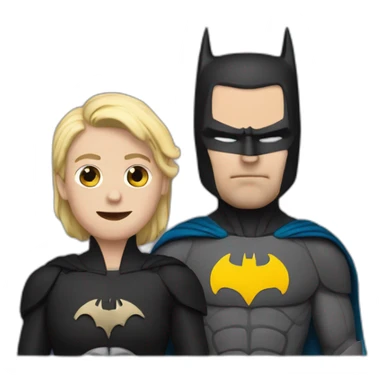 Tanos and Batman sticker