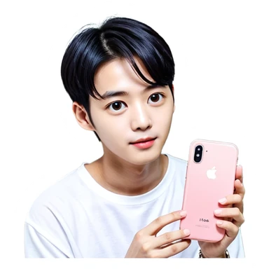 구성 참조 이미지는 아이섀도우이다. 구성 참조 이미지의 아이섀도우를 ios 이모지의 느낌으로 만들어줘. 스타일 참조이미지에 있는 이모지처럼 외관은 단순하고 명암도 단순하면서 부드럽게 넣어줘. 대비는 강하지않고 디테일을 잘 살려서 이모지느낌이 나도록 만들어줘. 아이섀도우는 구성참조이미지의 형태를 똑같이 따라하고. 재질은 투명한 플라스틱이야. 싱글섀도우는 브라운 컬러야. 싱글섀도우에는 별이 여러개가 모양으로 음각이 있고 그 밑에는 ETUDE라고 음각으로 적혀있어. sticker