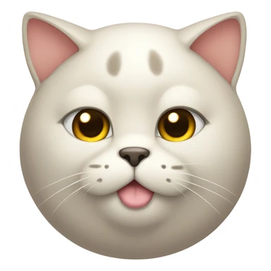 Really fat cat sticker