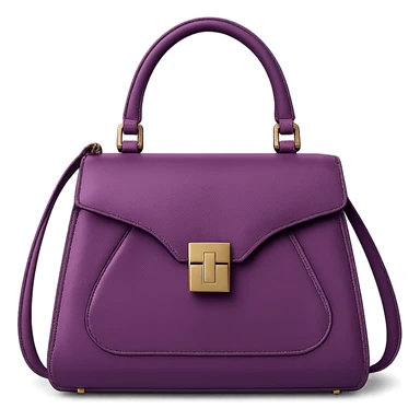 purple designer handbag sticker