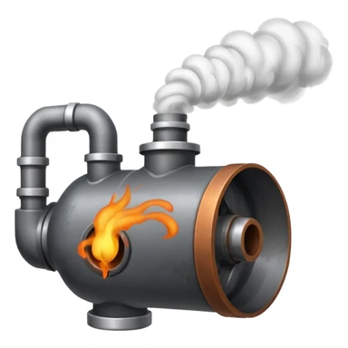 Fuming pipe  sticker